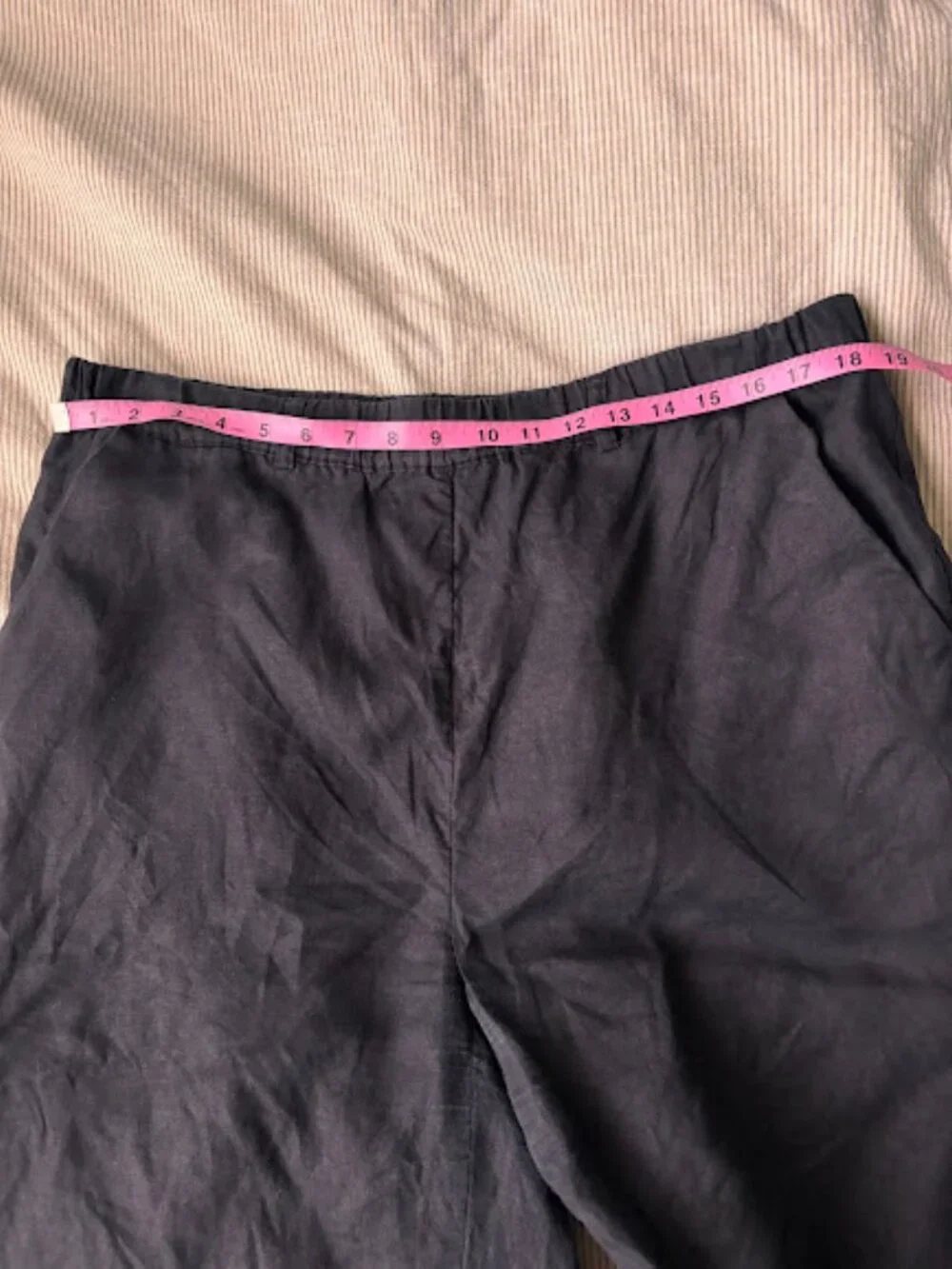 Quince 100% European Linen Pants Black